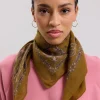 Cheap Hartford Bandana Scarf Amber