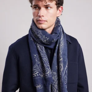 Best Hartford Bandana Scarf Indigo