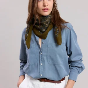 Best Hartford Bandana Scarf Military Green