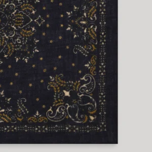 Cheap Hartford Bandana Scarf Navy Blue