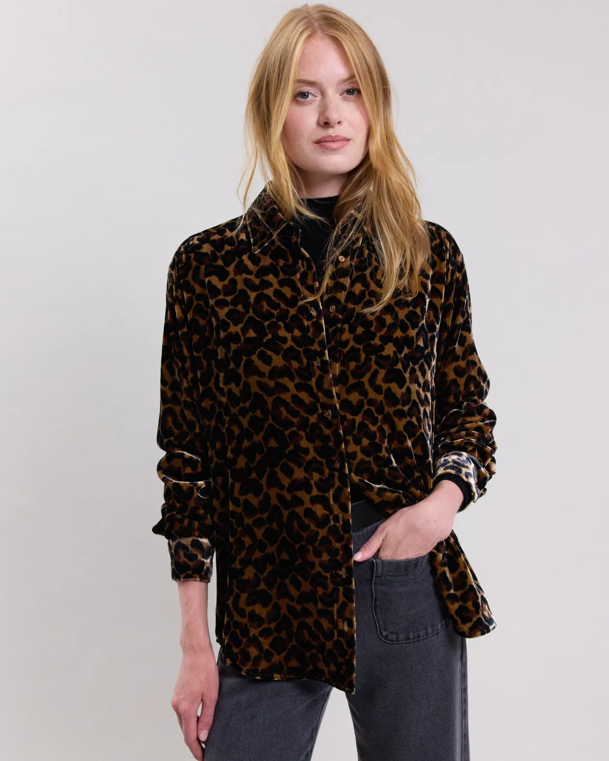 cadix_shirt_0.webp Online Hartford Cadix Shirt Leopard