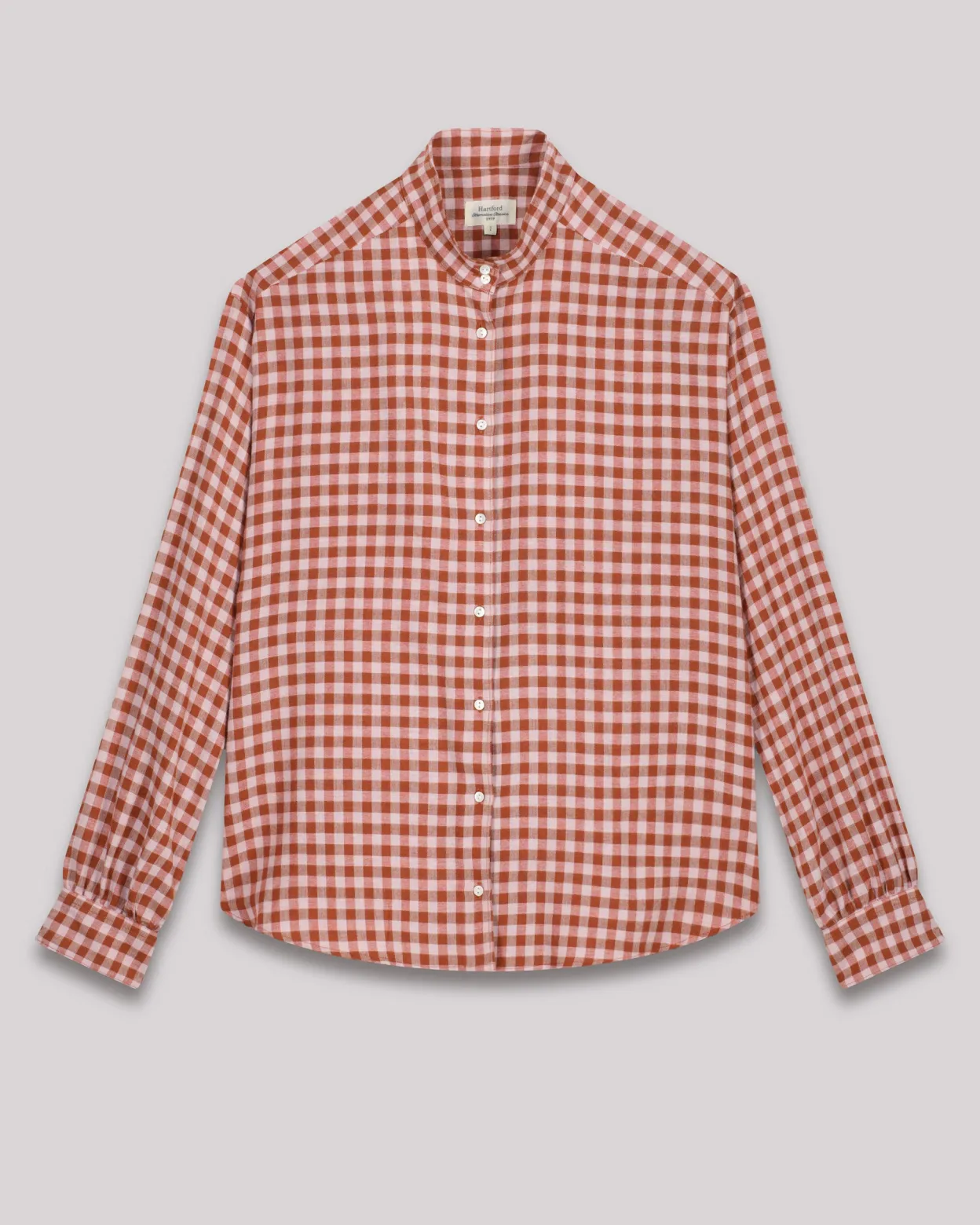 calim_shirt_2-1.webp Cheap Hartford Calim Shirt Brick & Pink