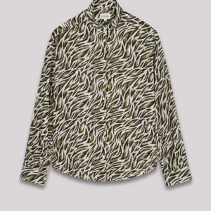 Hot Hartford Calim Shirt Green & Beige