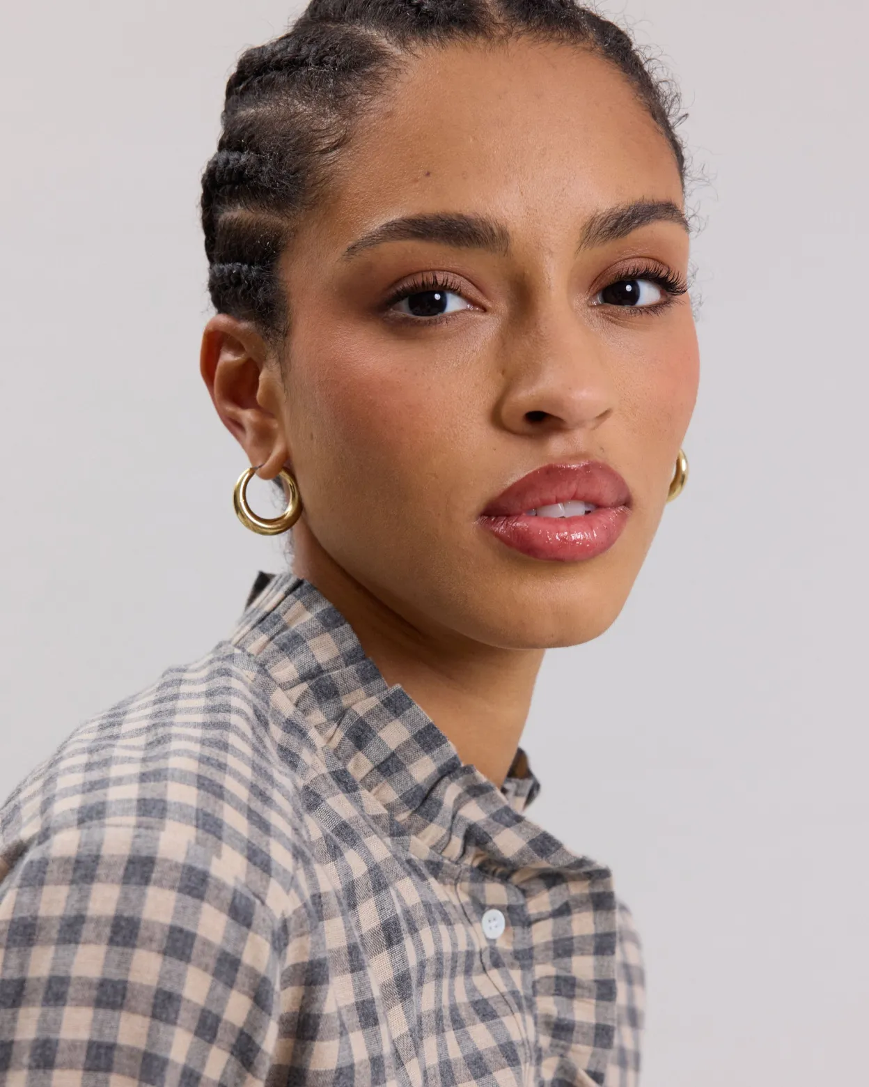 carmen_shirt_3.webp Cheap Hartford Carmen Shirt Beige & Gray