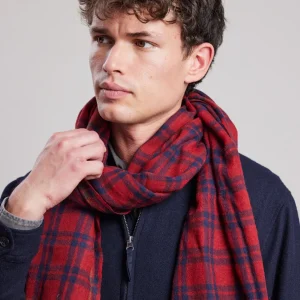 Cheap Hartford Check Scarf Red