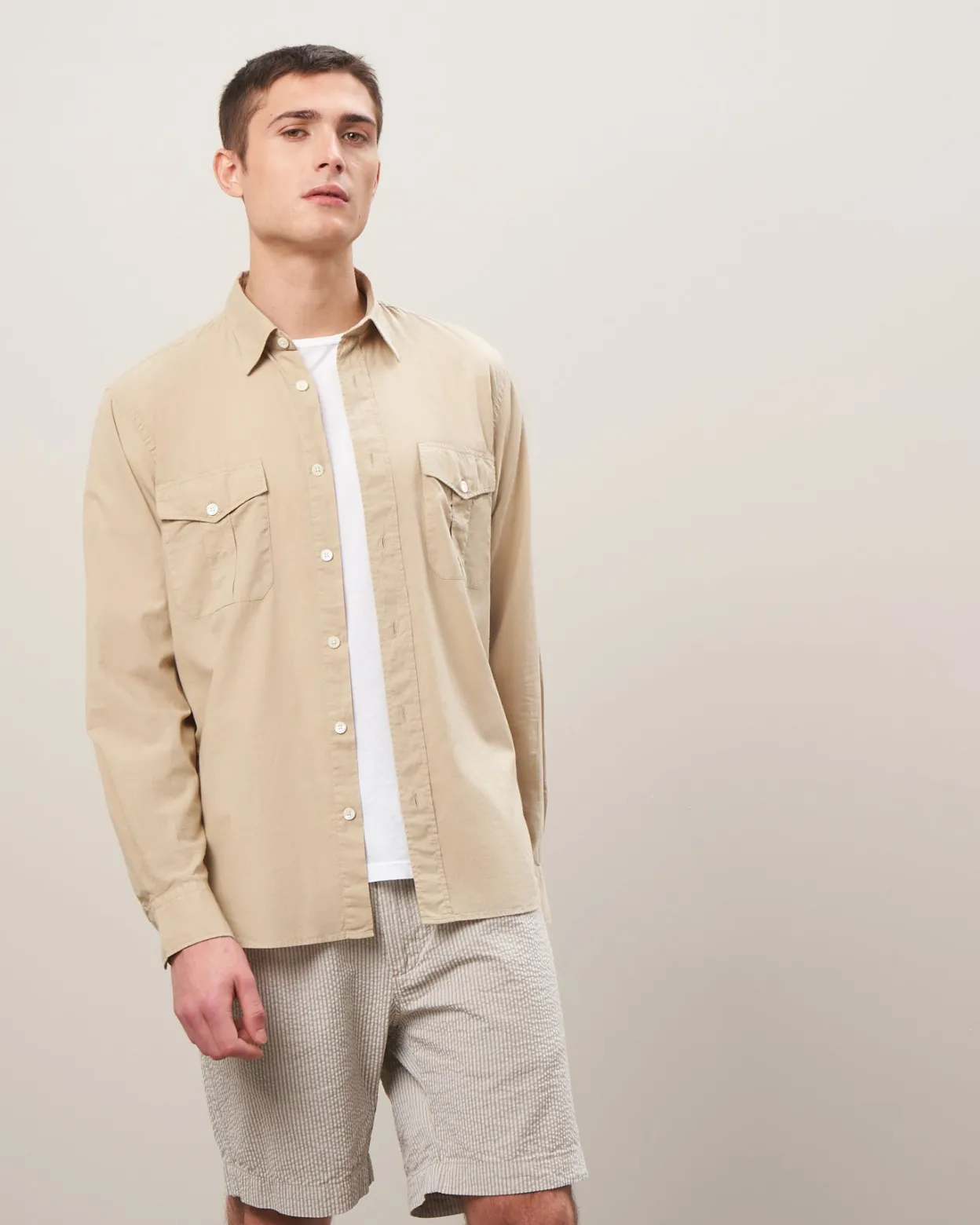 chemise_patrol_0.webp Cheap Hartford Chemise Patrol Beige