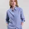 Cheap Hartford Cinema Shirt Blue