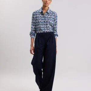 Fashion Hartford Cinema Shirt Petrol Blue