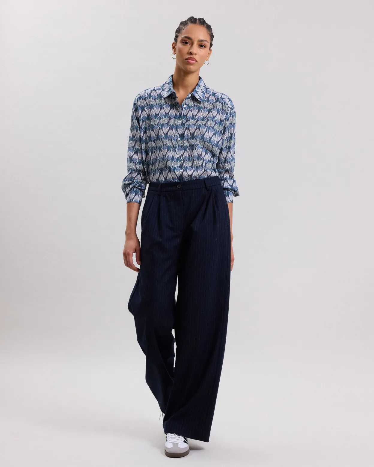 cinema_shirt_1-6.webp Fashion Hartford Cinema Shirt Petrol Blue