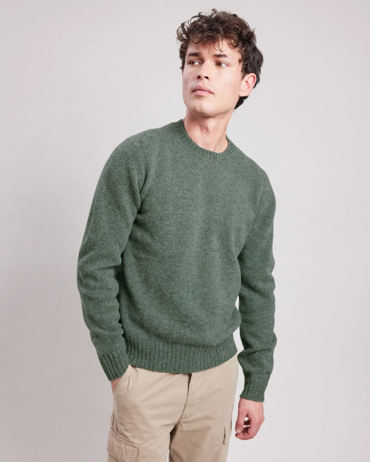 crew_sweater_0-4.webp Best Sale Hartford Crew Sweater Sage Green