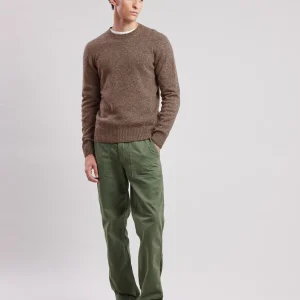 Discount Hartford Crew Sweater Brown