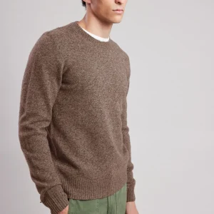 Discount Hartford Crew Sweater Brown