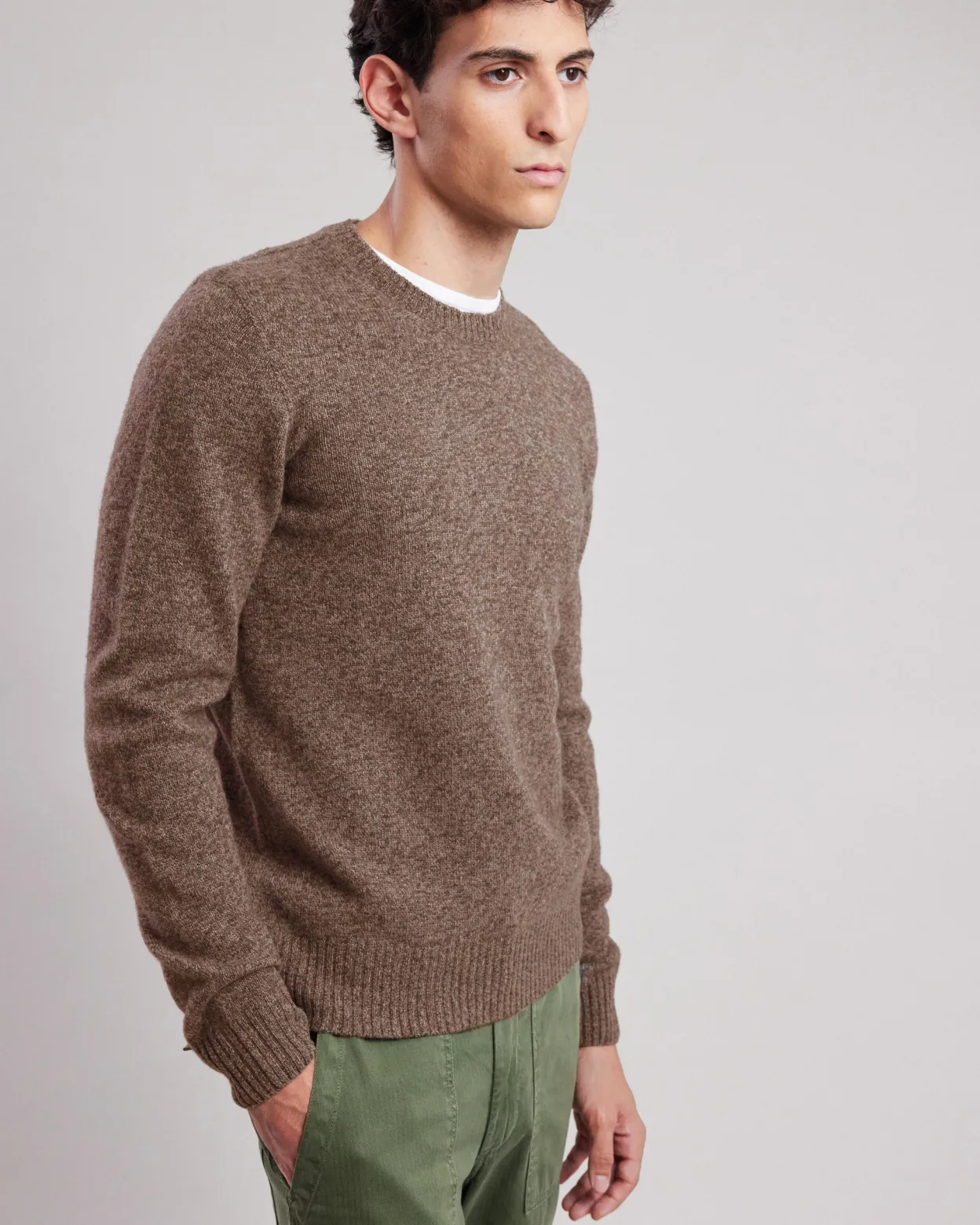 crew_sweater_2.webp Discount Hartford Crew Sweater Brown