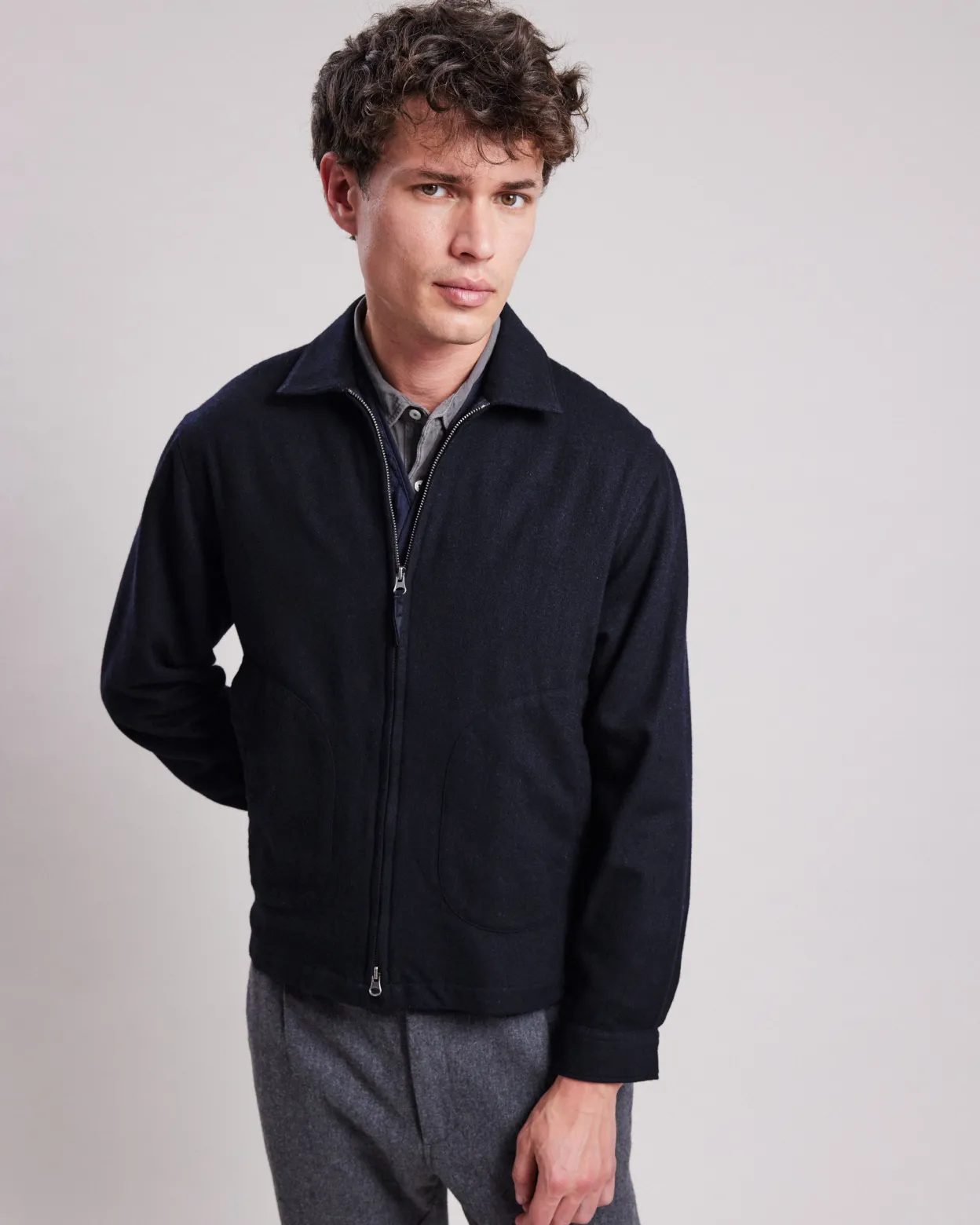 del_jacket_1-1.webp Outlet Hartford Del Jacket Navy Blue