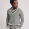 Outlet Hartford Donegal Sweater Gray