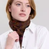 Online Hartford Flower Scarf Amber