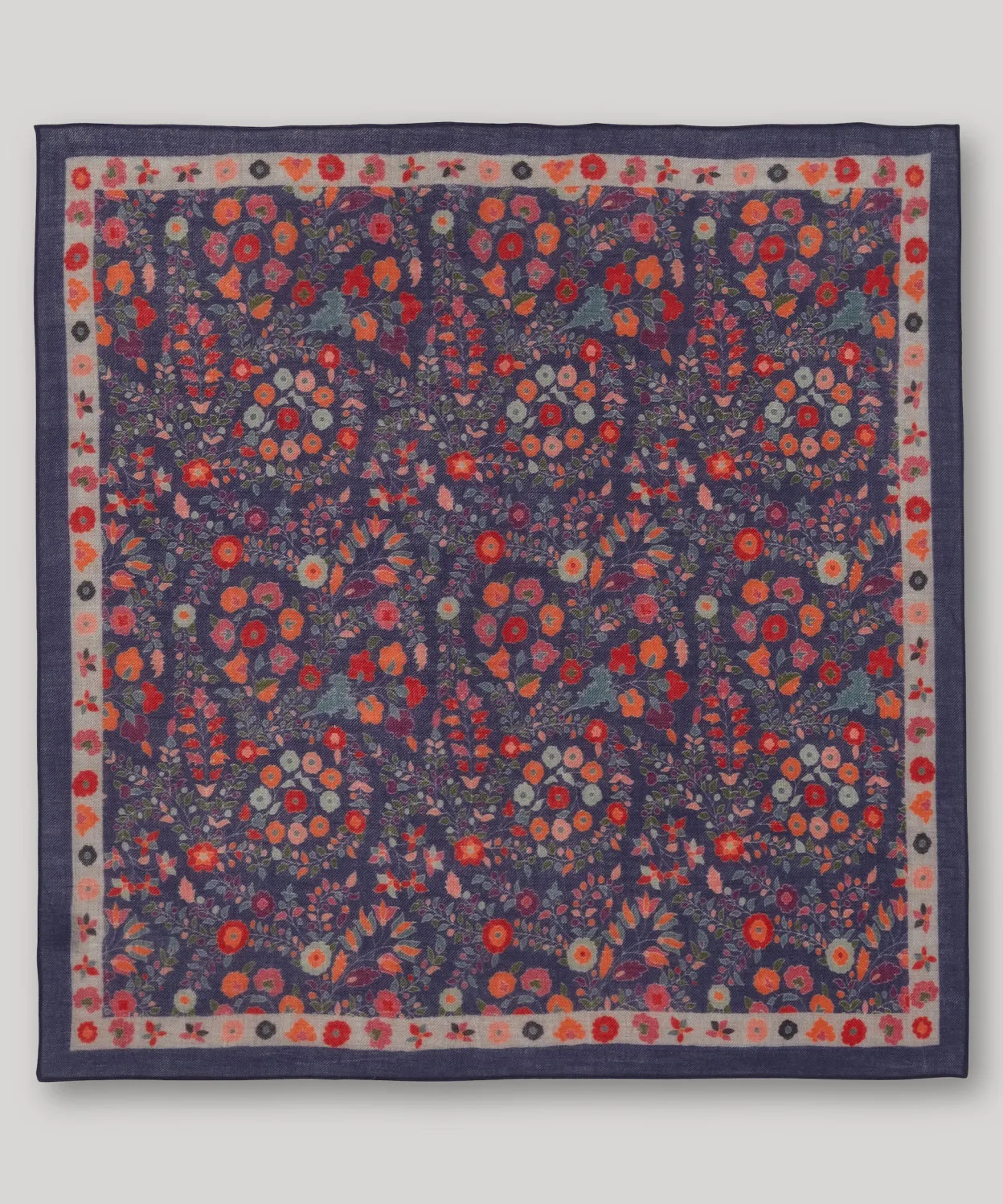 flower_scarf_2-1.webp Fashion Hartford Flower Scarf Navy Blue