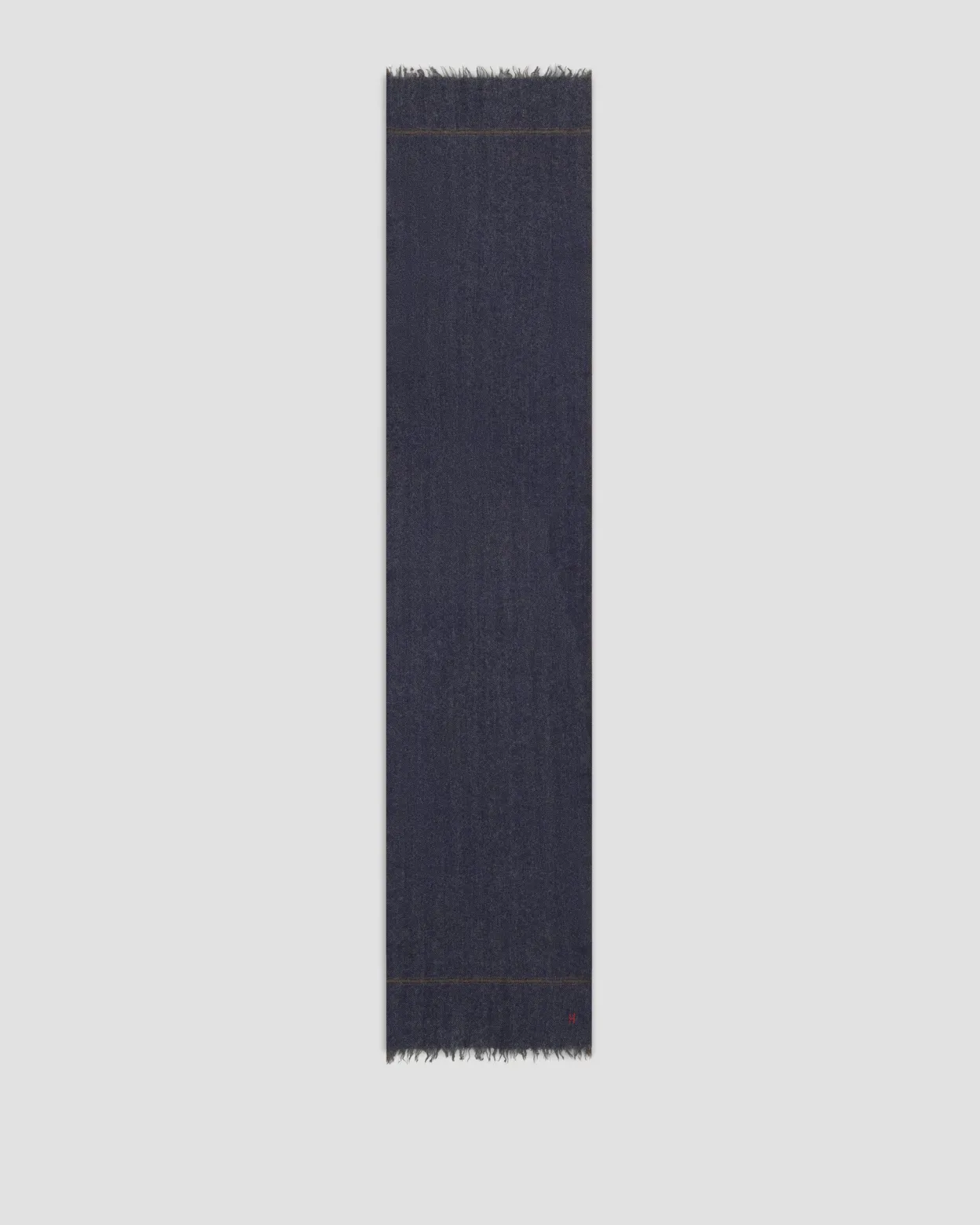herringbone_scarf_2.webp Online Hartford Herringbone Scarf Navy Blue