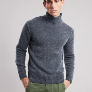 Discount Hartford High Neck Sweater Denim