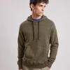 Discount Hartford Hoody Sweatshirt Military Green