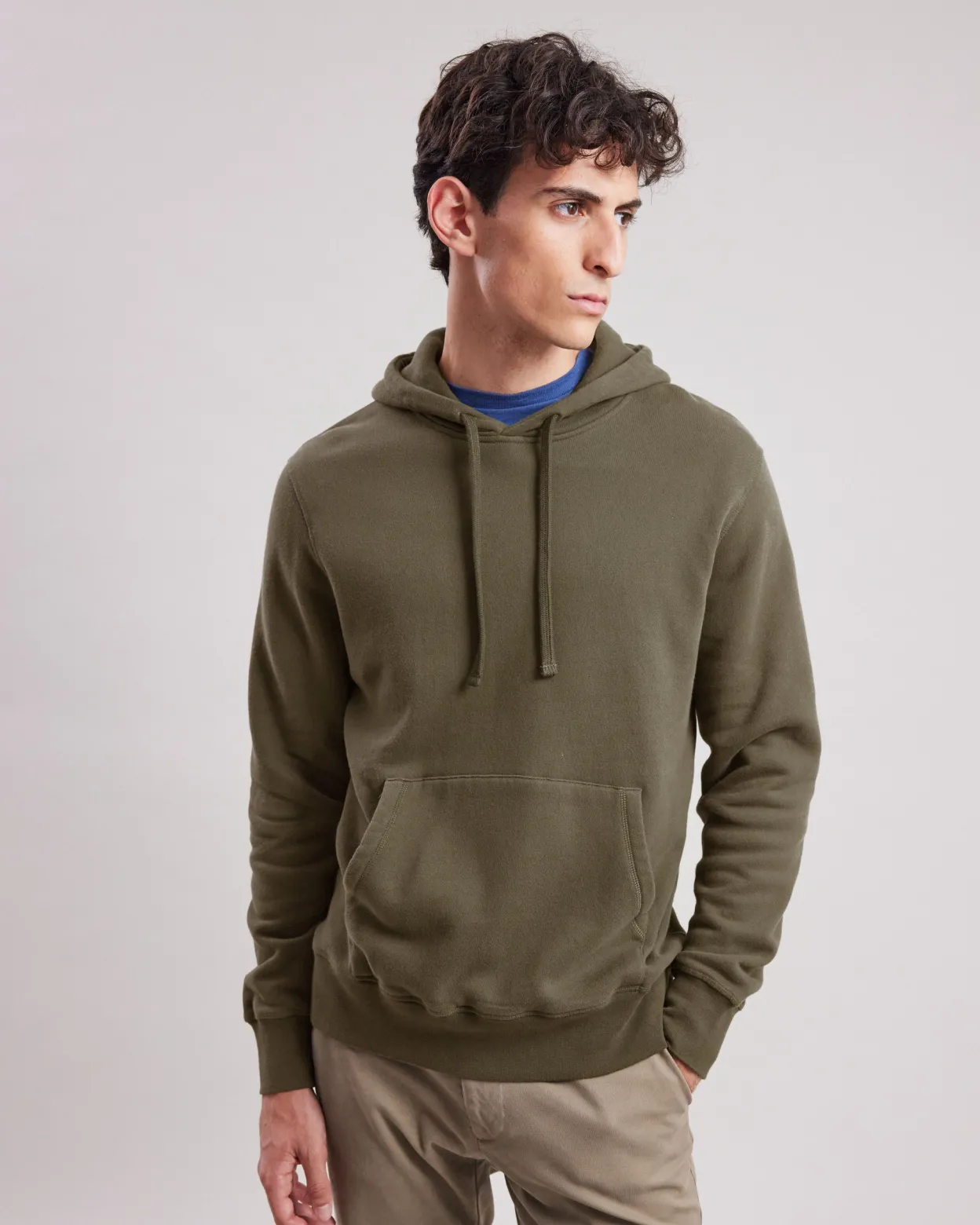 hoody_sweatshirt_0.webp Discount Hartford Hoody Sweatshirt Military Green