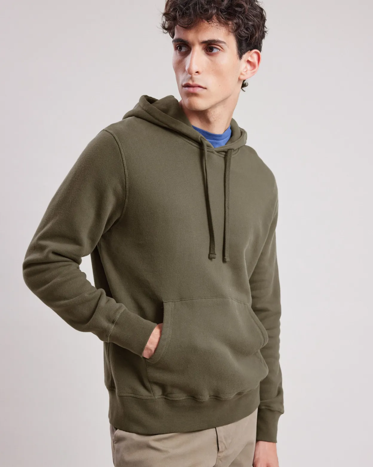 hoody_sweatshirt_3.webp Discount Hartford Hoody Sweatshirt Military Green