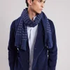 Discount Hartford Indigo Scarf Indigo & Red