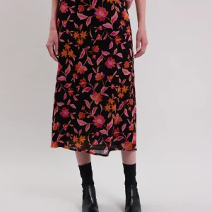 Sale Hartford Juste Skirt Black & Orange