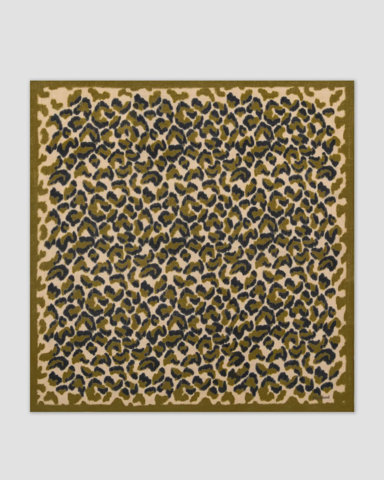 leopard_scarf_1-2.webp Cheap Hartford Leopard Scarf Olive Green