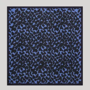 Store Hartford Leopard Scarf Blue