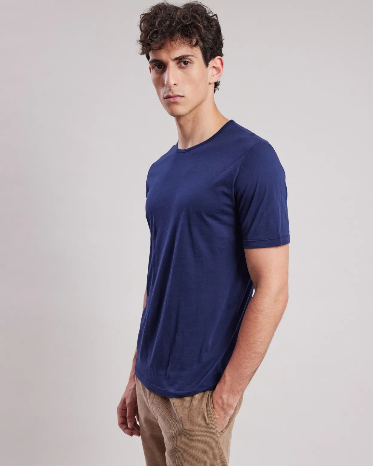 light_crew_tshirt_0-3.webp Discount Hartford Light Crew T-shirt Navy Blue