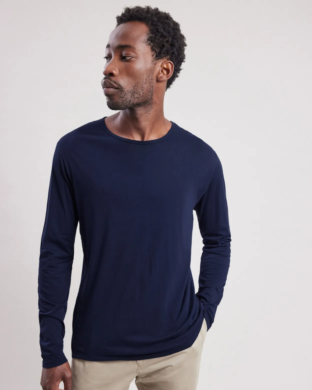 light_crew_tshirt_0-6.webp Store Hartford Light Crew T-shirt Navy Blue