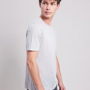 Shop Hartford Light Crew T-shirt Heather Gray
