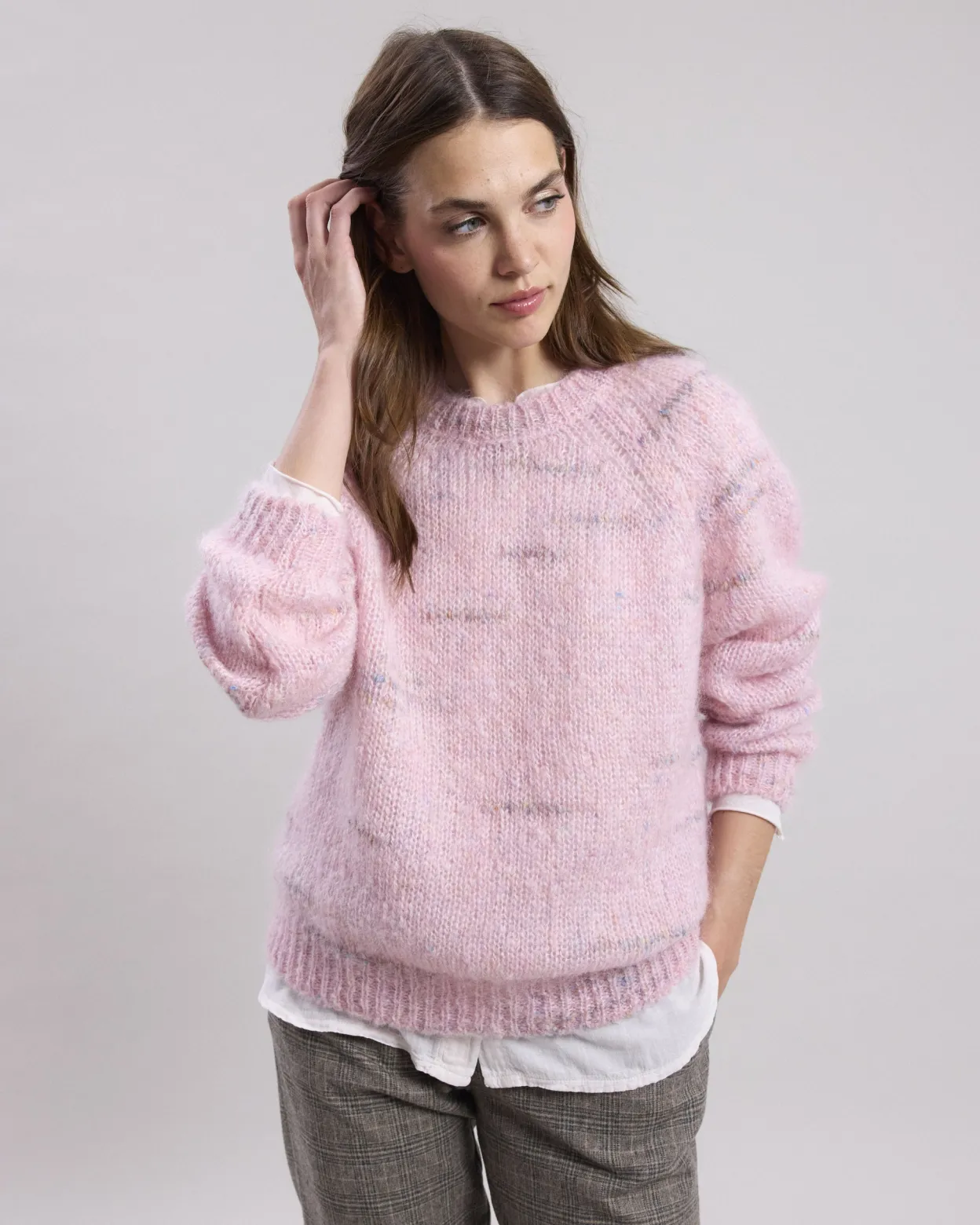 maizy_sweater_3.webp New Hartford Maizy Sweater Pink