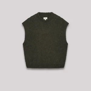 Best Hartford Maori Sweater Military Green & Gold