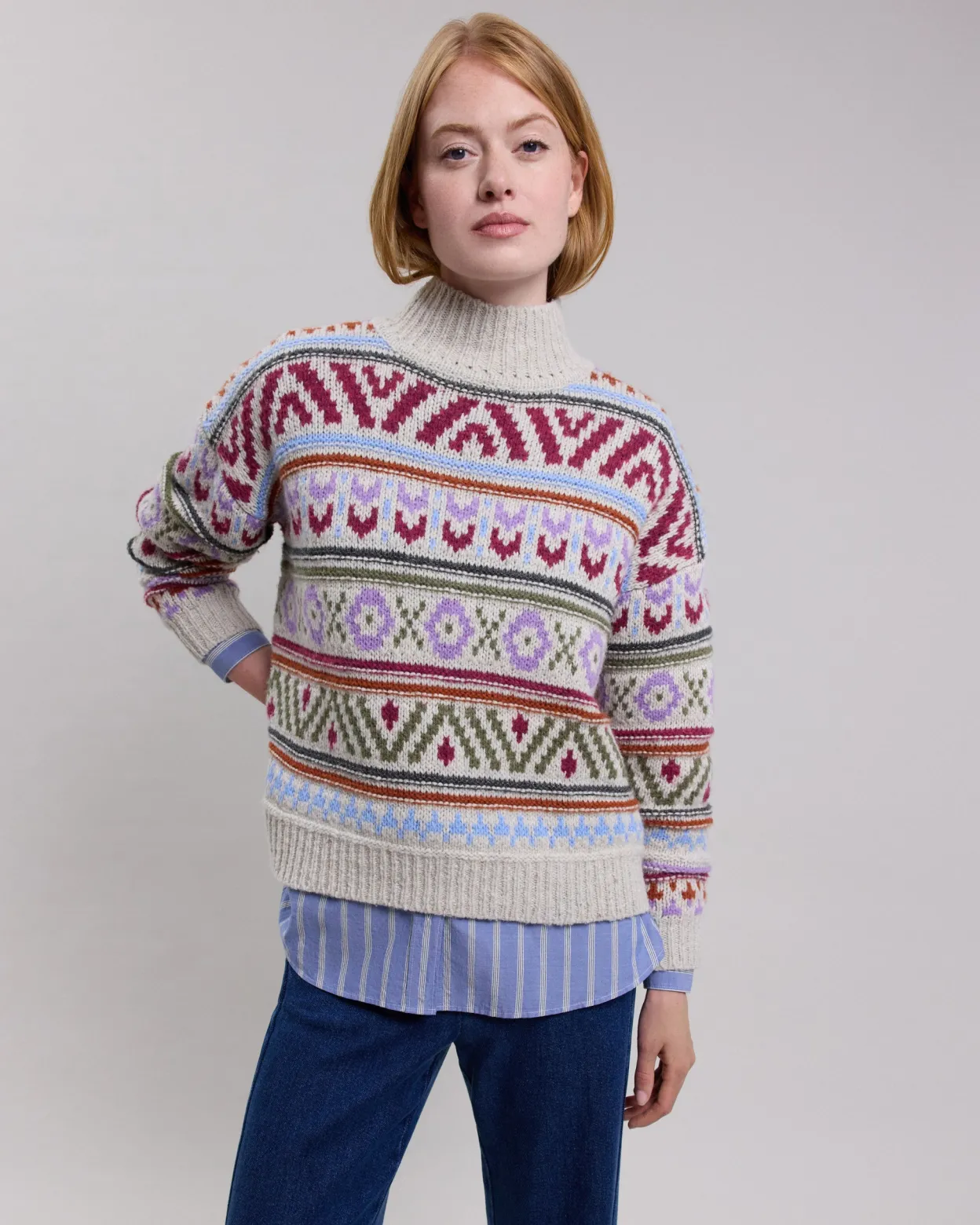 mayalen_sweater_0.webp Clearance Hartford Mayalen Sweater Multicolor