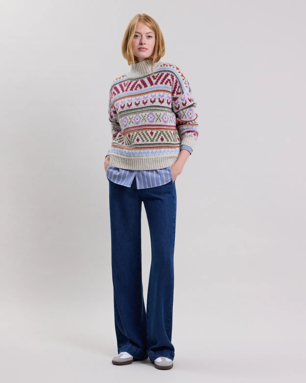 mayalen_sweater_3.webp Clearance Hartford Mayalen Sweater Multicolor
