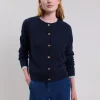 Online Hartford Mechior Cardigan Navy Blue