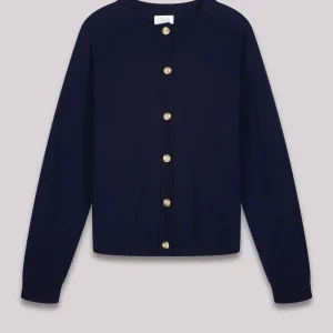 Online Hartford Mechior Cardigan Navy Blue