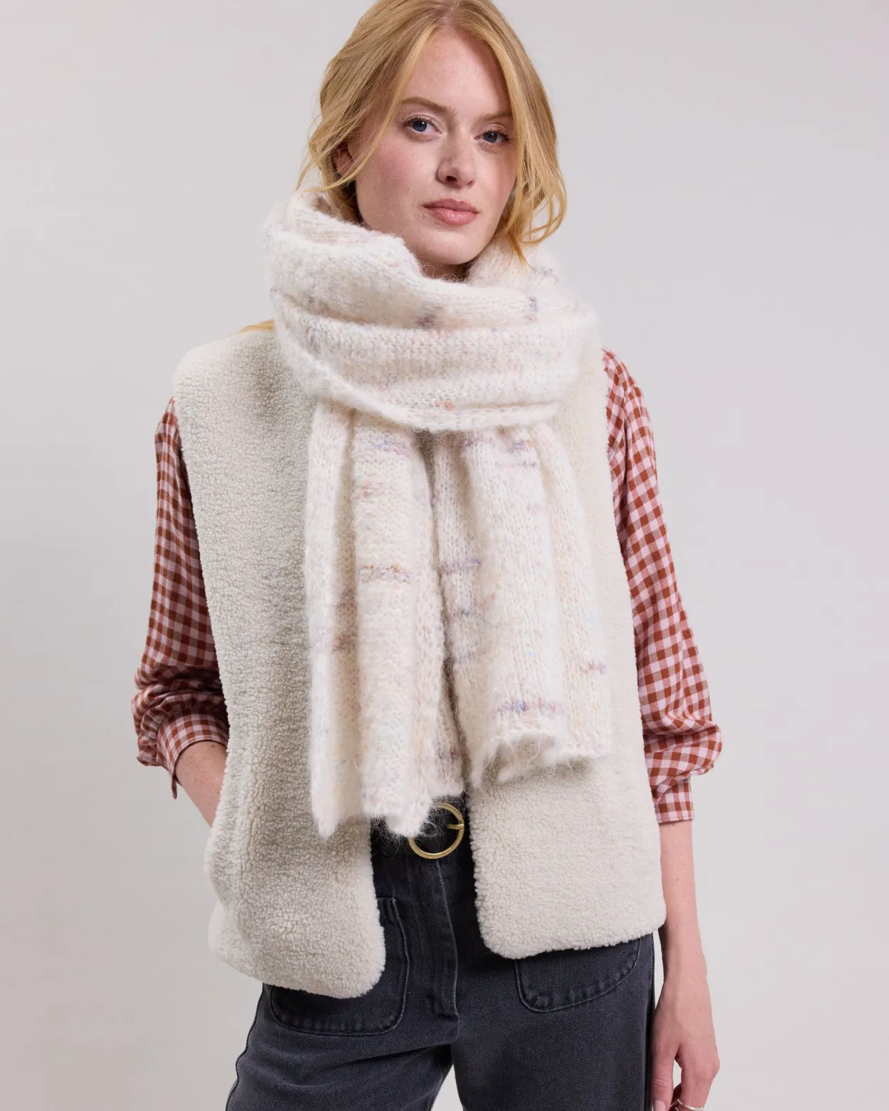 mela_scarf_0.webp Online Hartford Mela Scarf Off-White