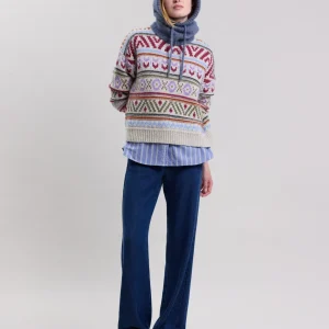 Shop Hartford Melo Beanie Denim Blue & Silver