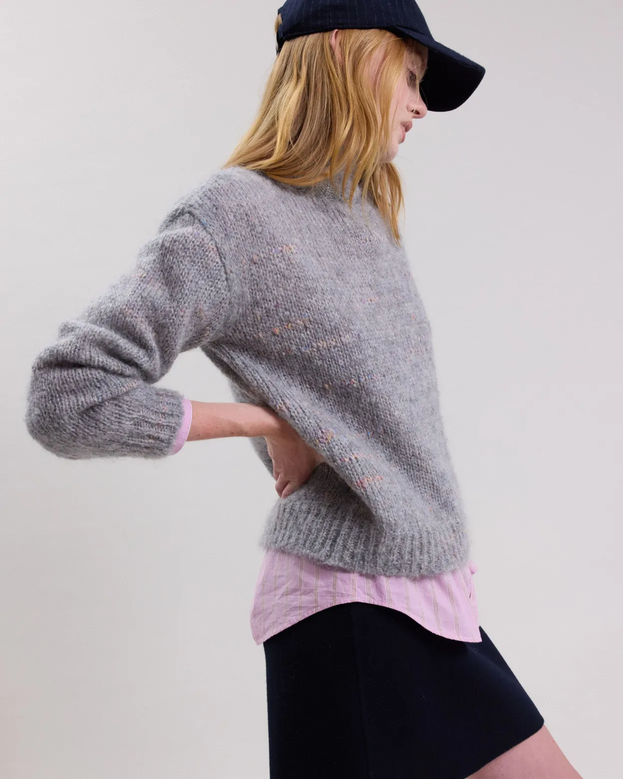 mylor_sweater_0.webp Store Hartford Mylor Sweater Gray