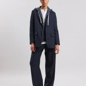 Shop Hartford Panache Pants Navy Blue