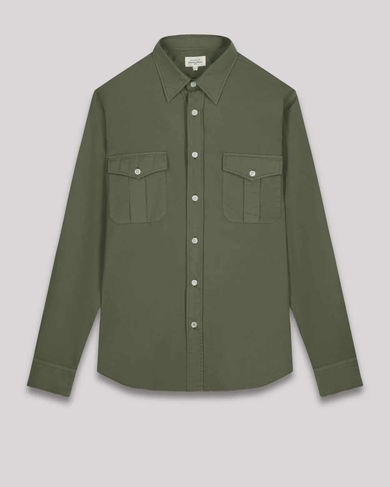 patrol_shirt_2.webp Cheap Hartford Patrol Shirt Military Green
