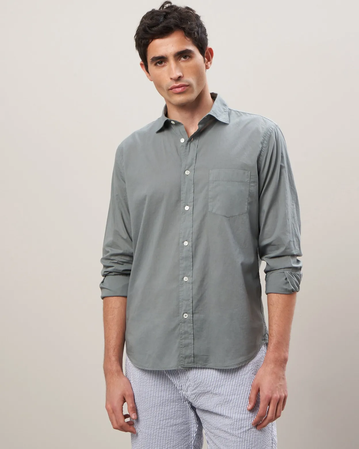 paul_shirt_0-16.webp Clearance Hartford Paul Shirt Olive green