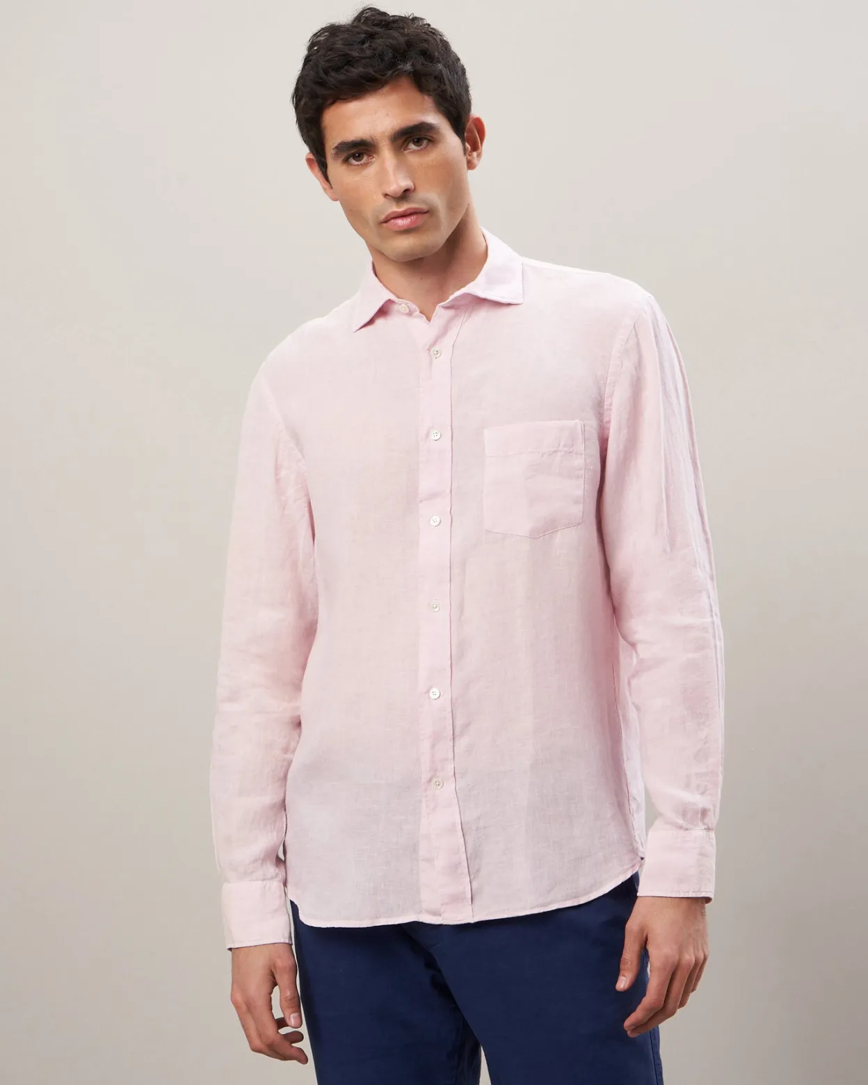 paul_shirt_0-22.webp Sale Hartford Paul Shirt Faded Pink