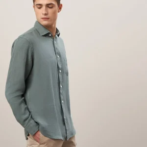 Cheap Hartford Paul Shirt Military Green