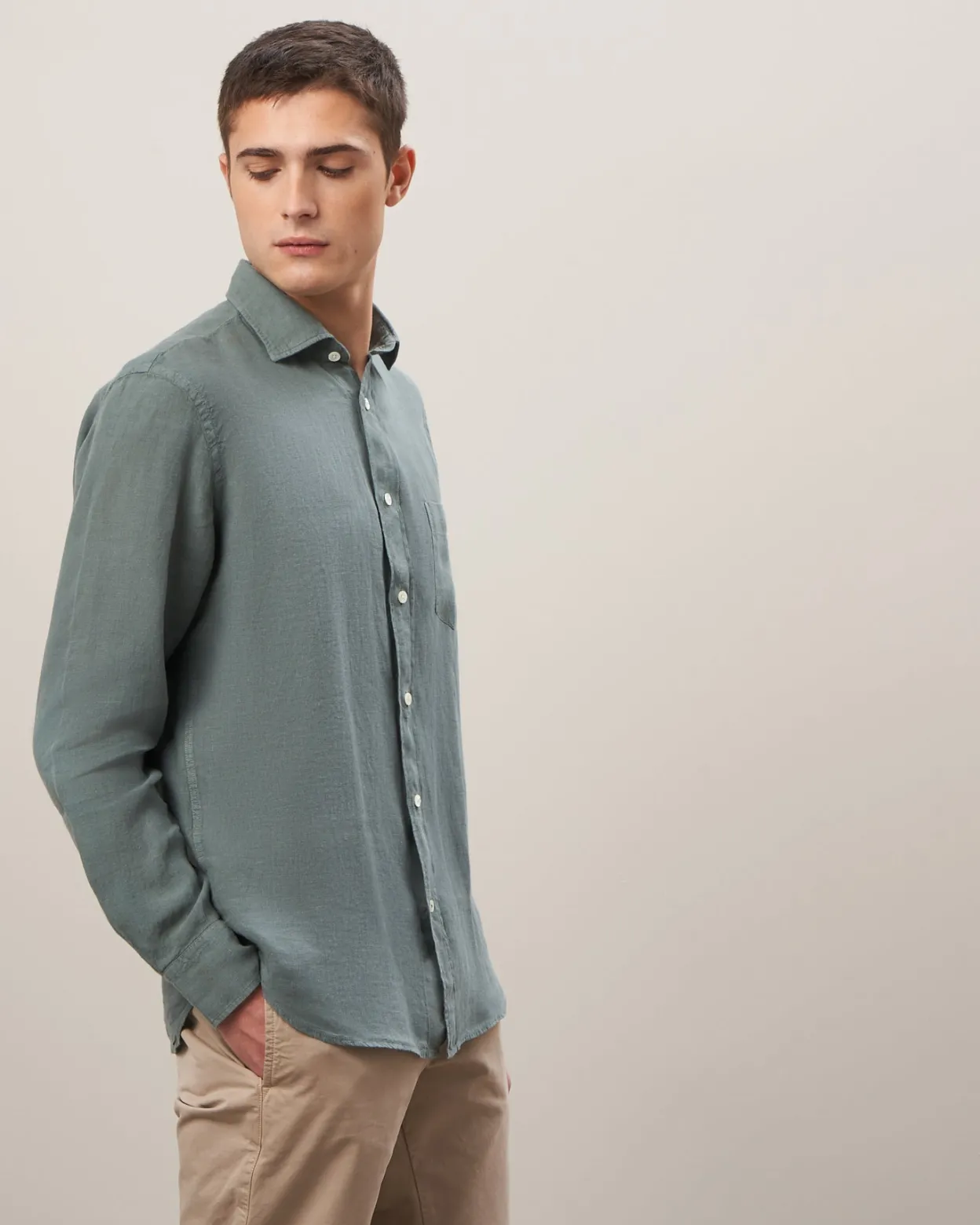 paul_shirt_0-24.webp Cheap Hartford Paul Shirt Military Green