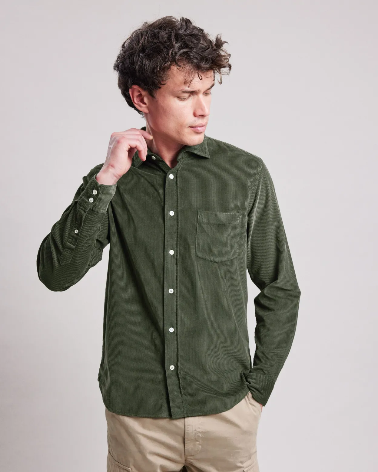paul_shirt_0-9.webp Flash Sale Hartford Paul Shirt Military Green