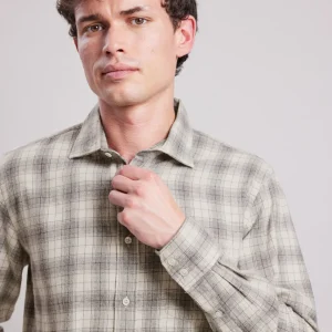 Sale Hartford Paul Shirt Gray & Beige